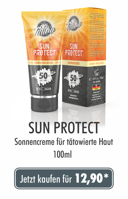Die ultimative Sonnencreme für den perfekten Sonnenschutz von tätowierter Haut