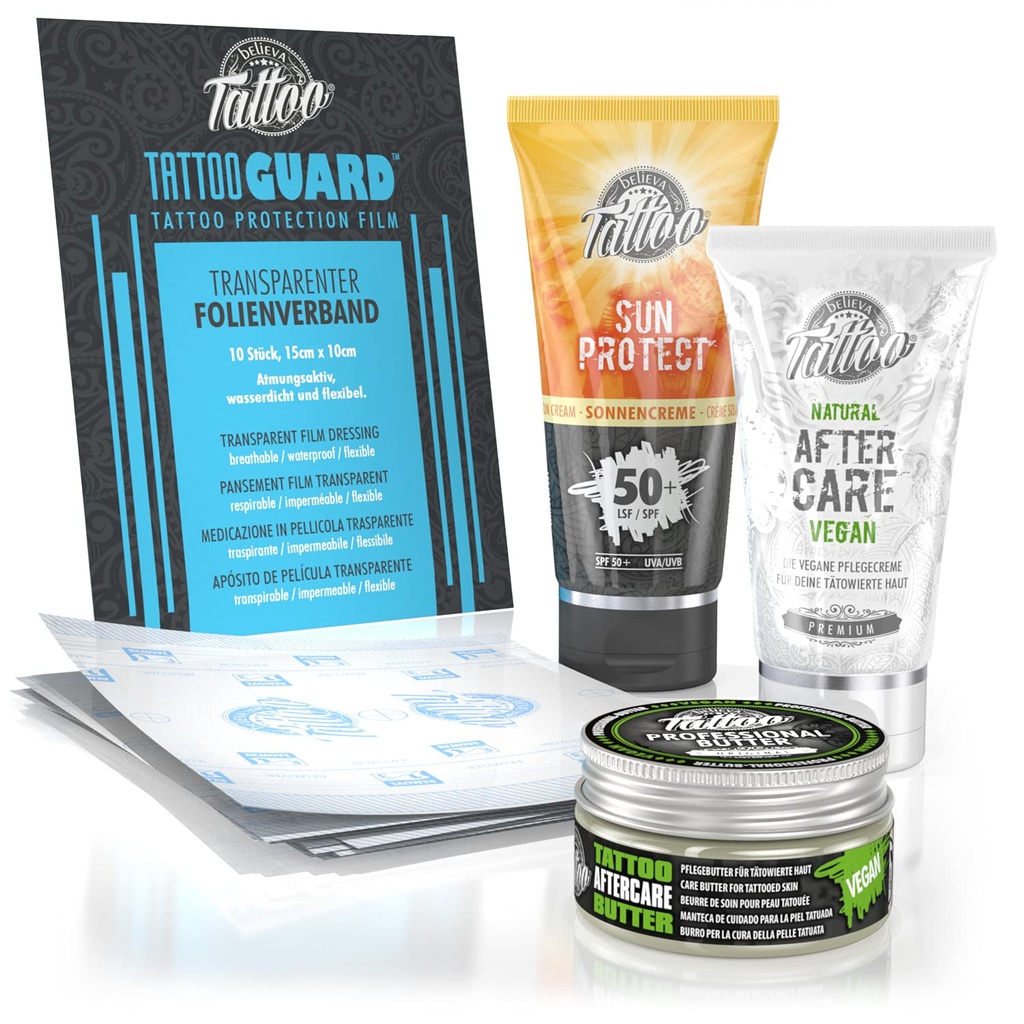 Believa Tattoo - Pflege Set Bundle