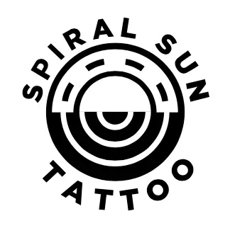 SPIRAL SUN TATTOO