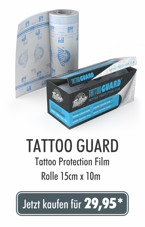 Atmungsaktive und Hochqualitative Tattoo Folie für frisch tätowierte Haut
