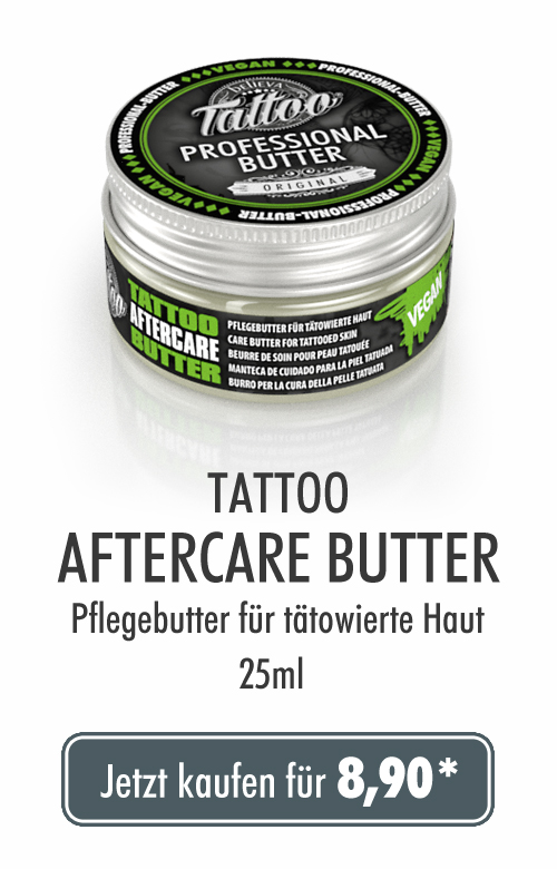 Pflegebutter für die tätowierte Haut