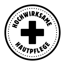 Hochwirksame Hautpflege Siegel
