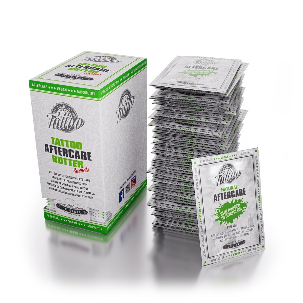 Believa Tattoo Aftercare Sachets Display 50x5ml