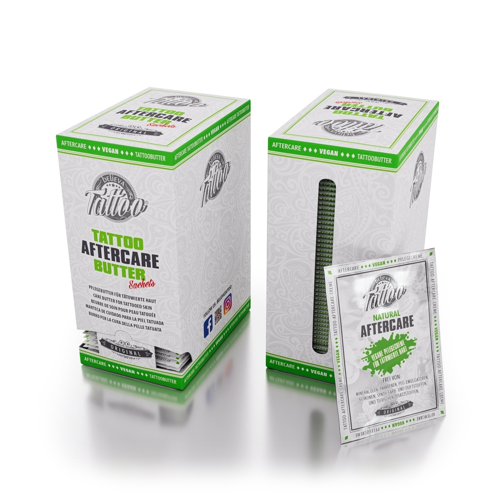 Believa Tattoo Aftercare Sachets Display 50x5ml