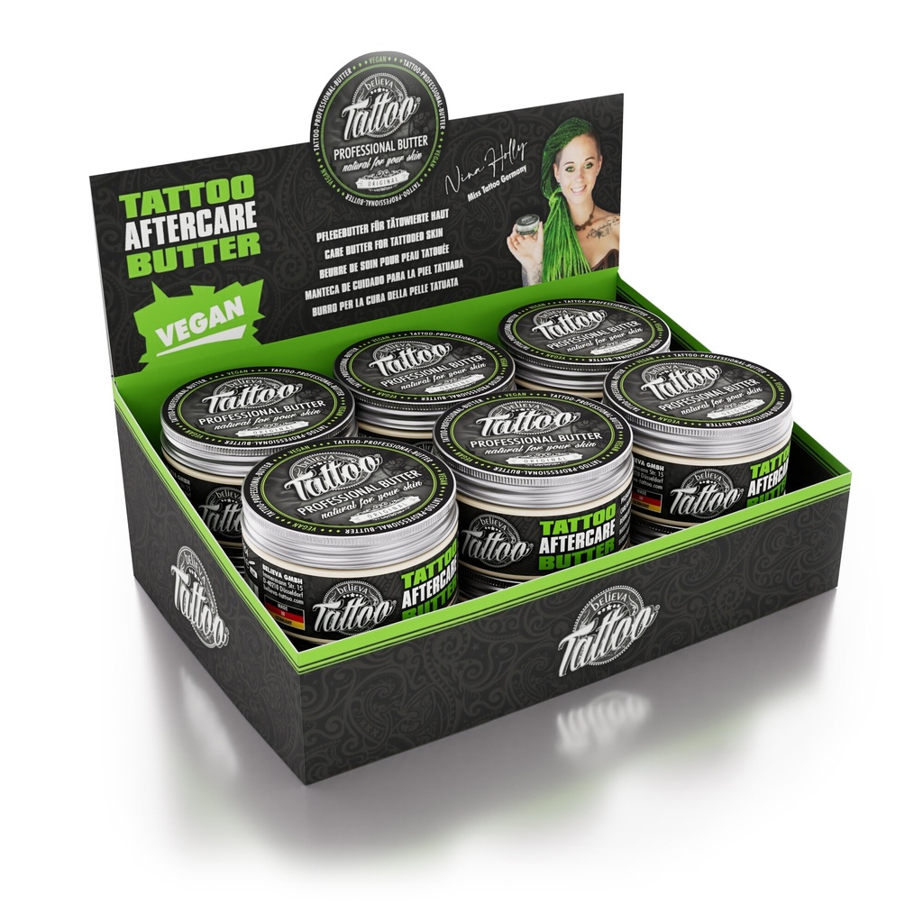 Aftercare Butter Display 12x100ml