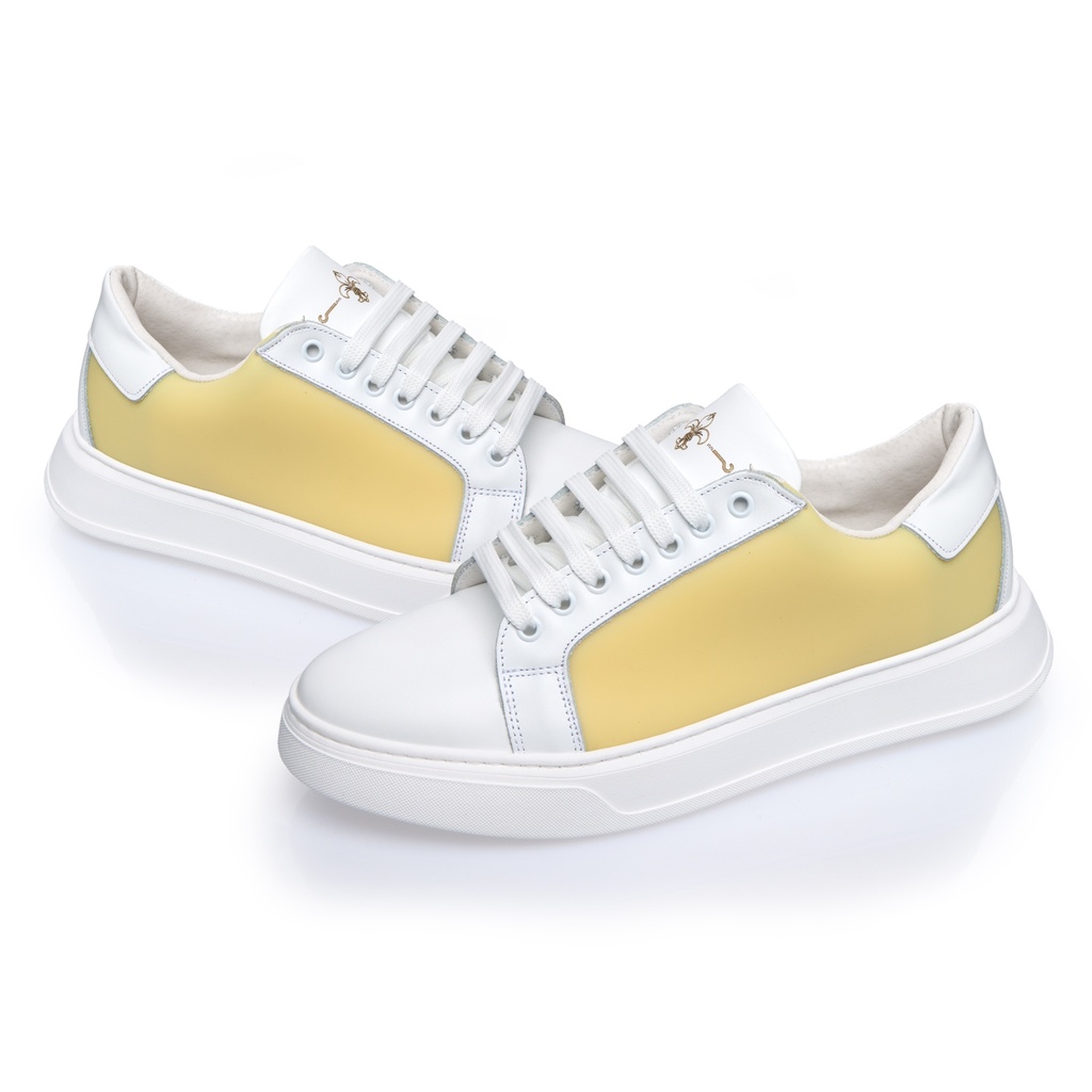 Believa Tattoo Sneaker - planos -blanco