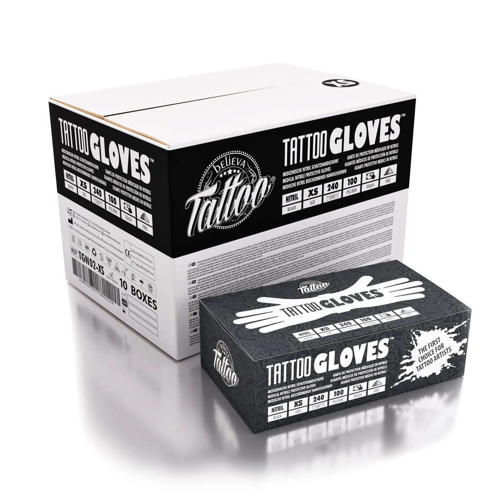 Believa Tattoo Guantes | 100 Stk. | NITRIL