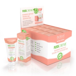 [PODO100Disp] Believa Natural Intensiv Fusspflege Display 15x100ml