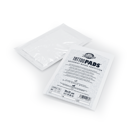 [TPads1-10x15] Believa Tattoo Wundauflage - Pads 10cm x 15cm - 1 STÜCK (!)