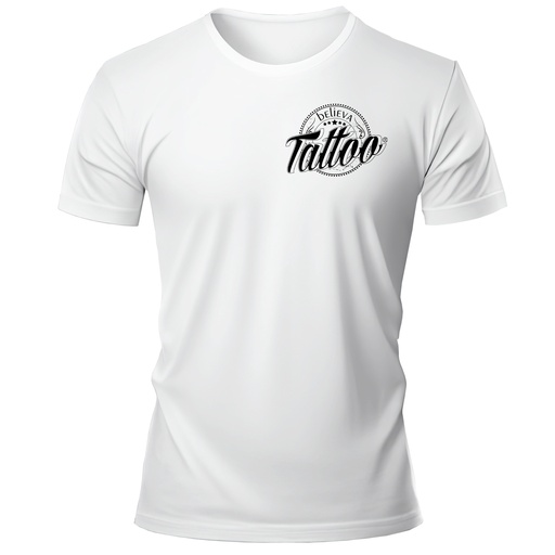 Original Believa Tattoo Camiseta-blanca